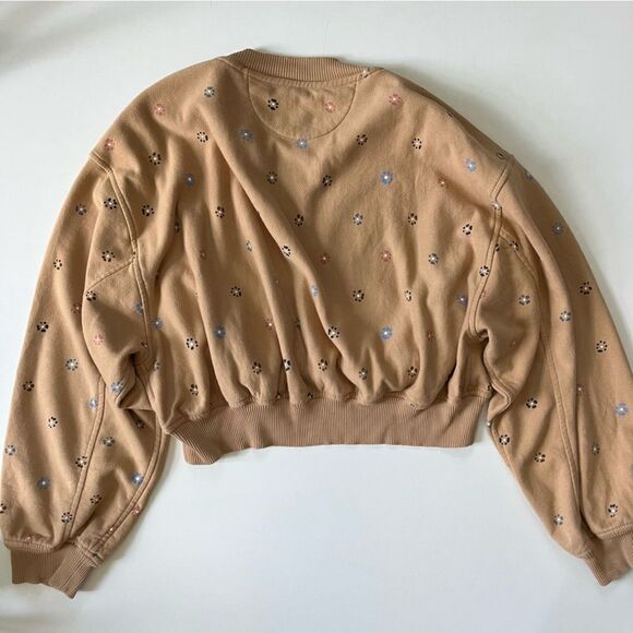 Madewell Terry Sweatshirt in Dot Daisy Medium - Picture 10 of 10